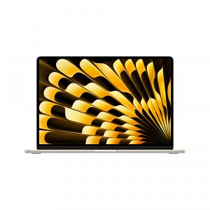 MacBook Air 15 : Apple M3 chip with 8-core CPU and 10-core GPU, 8GB, 256GB SSD - Starlight(MRYR3KH/A)